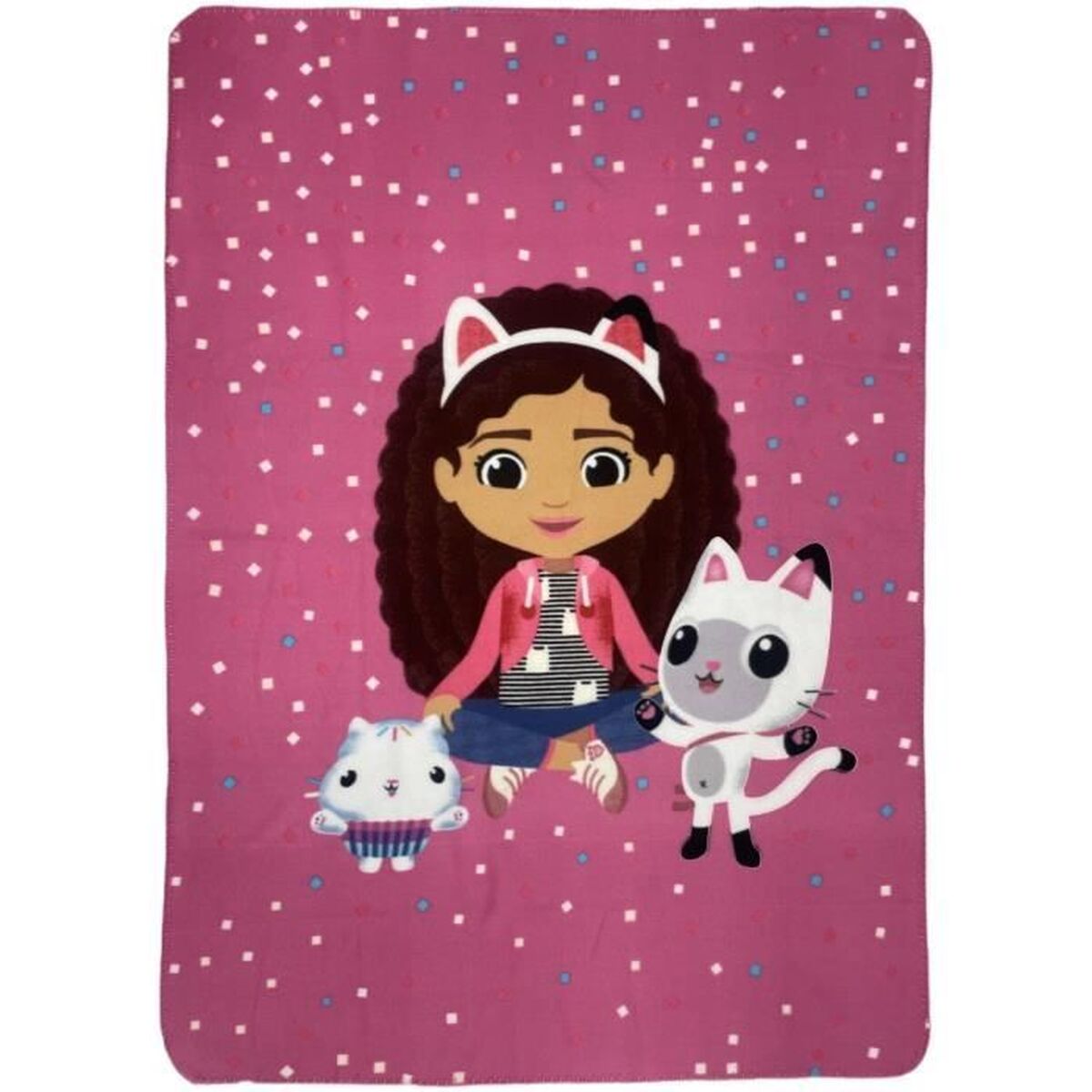 Gabby's Dollhouse Blanket Gabby's Dollhouse Multicolour Animals