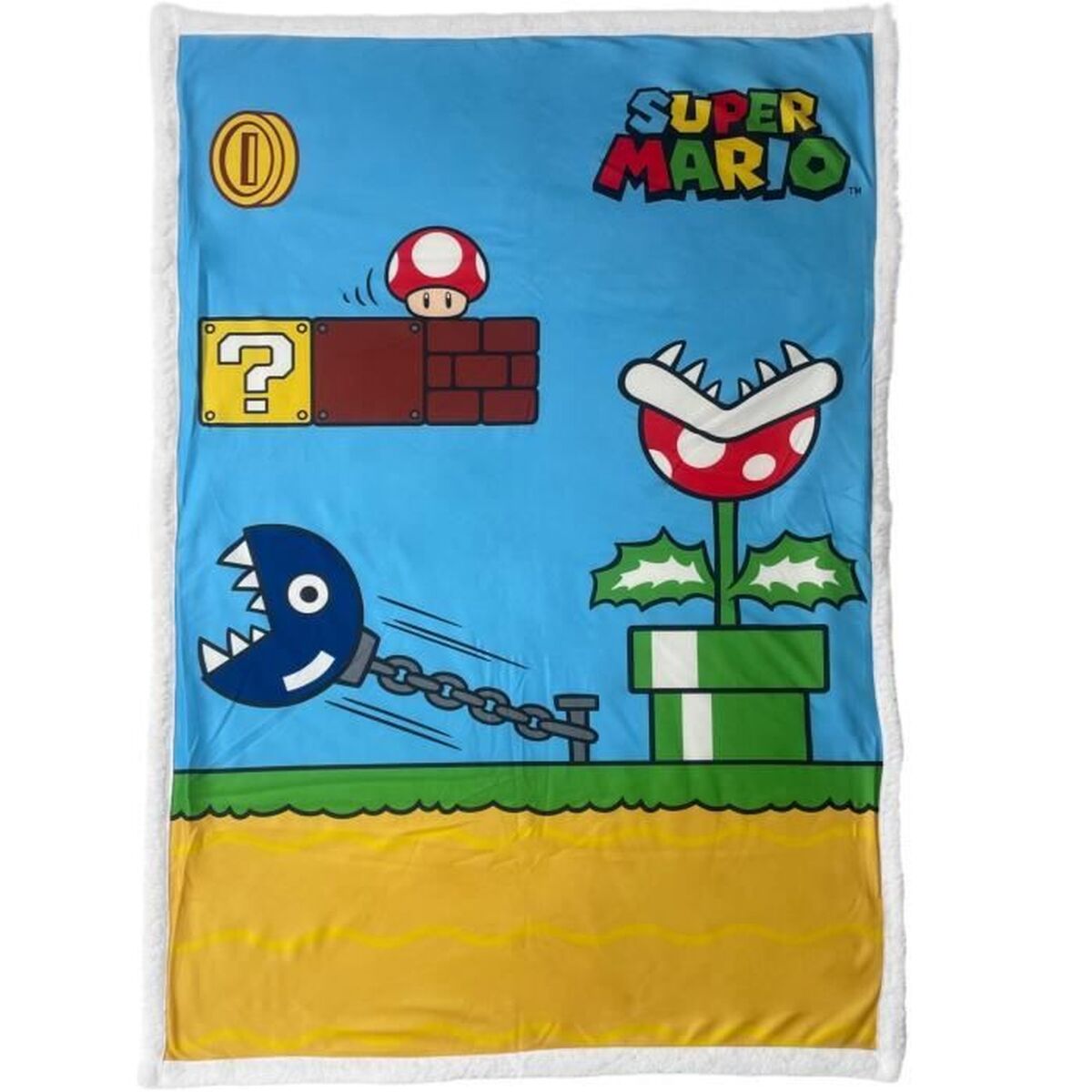 Mario Bros Blanket Mario Bros 31 X 8 X 31 Cm Multicolour Scottish Pictures