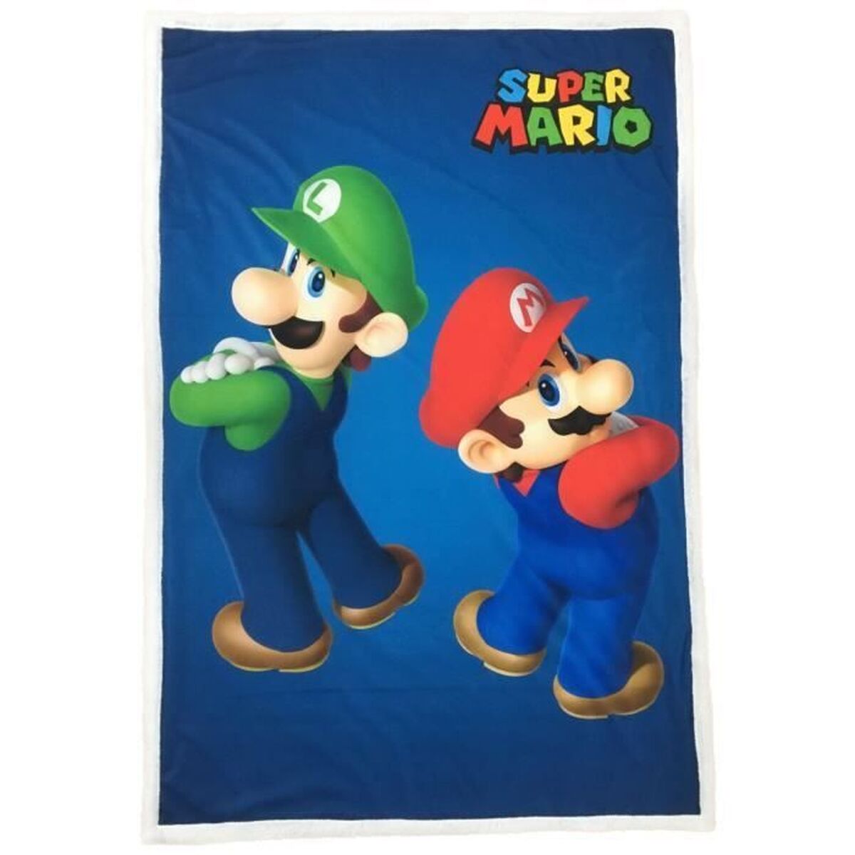 Mario Bros Blanket Mario Bros 25 X 14 X 26 Cm Black Animals