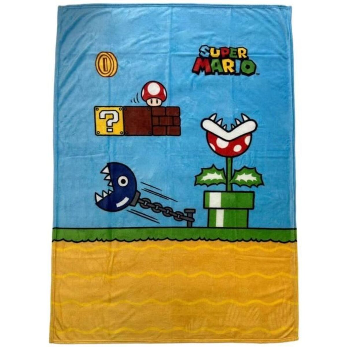 Mario Bros Blanket Mario Bros 24 X 14 X 26 Cm Black Animals