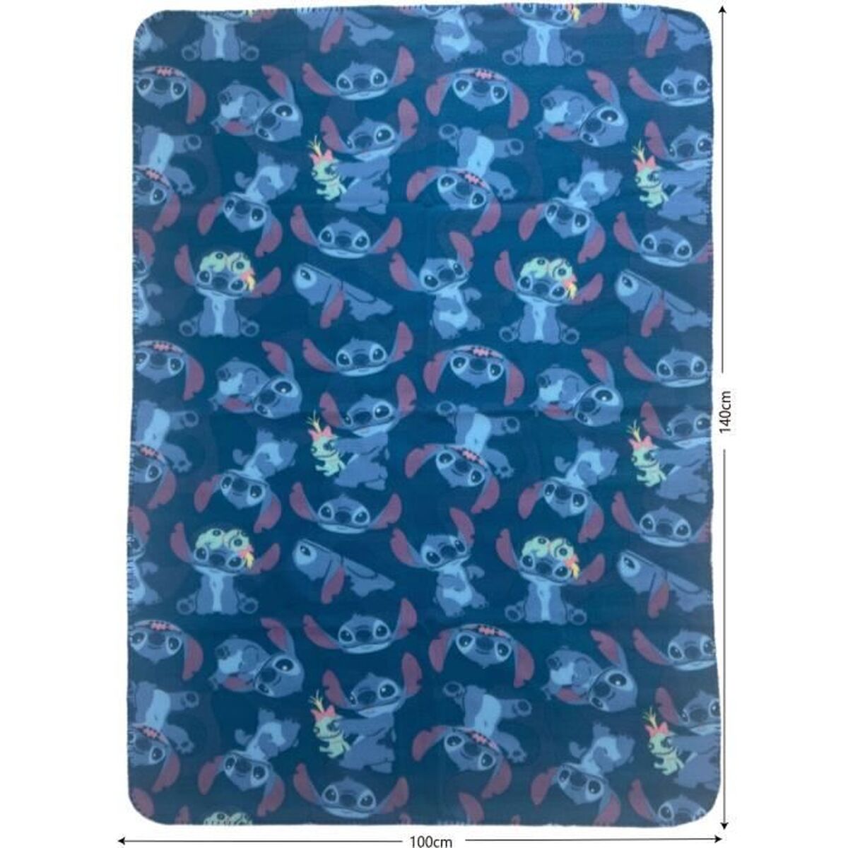 Stitch Blanket Stitch 25 X 7 X 13 Cm Blue Animals
