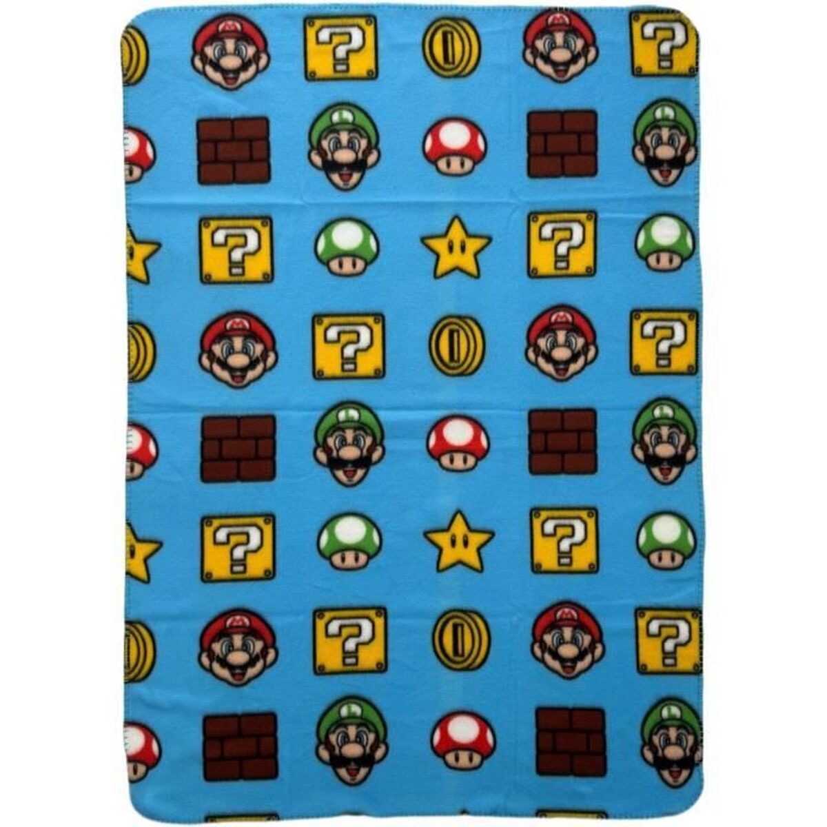 Mario Bros Blanket Mario Bros Multicolour Scottish Pictures