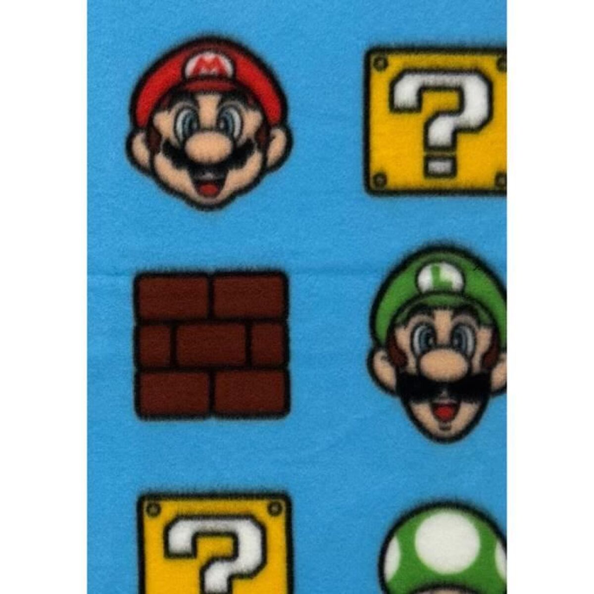Mario Bros Blanket Mario Bros Multicolour Scottish Pictures