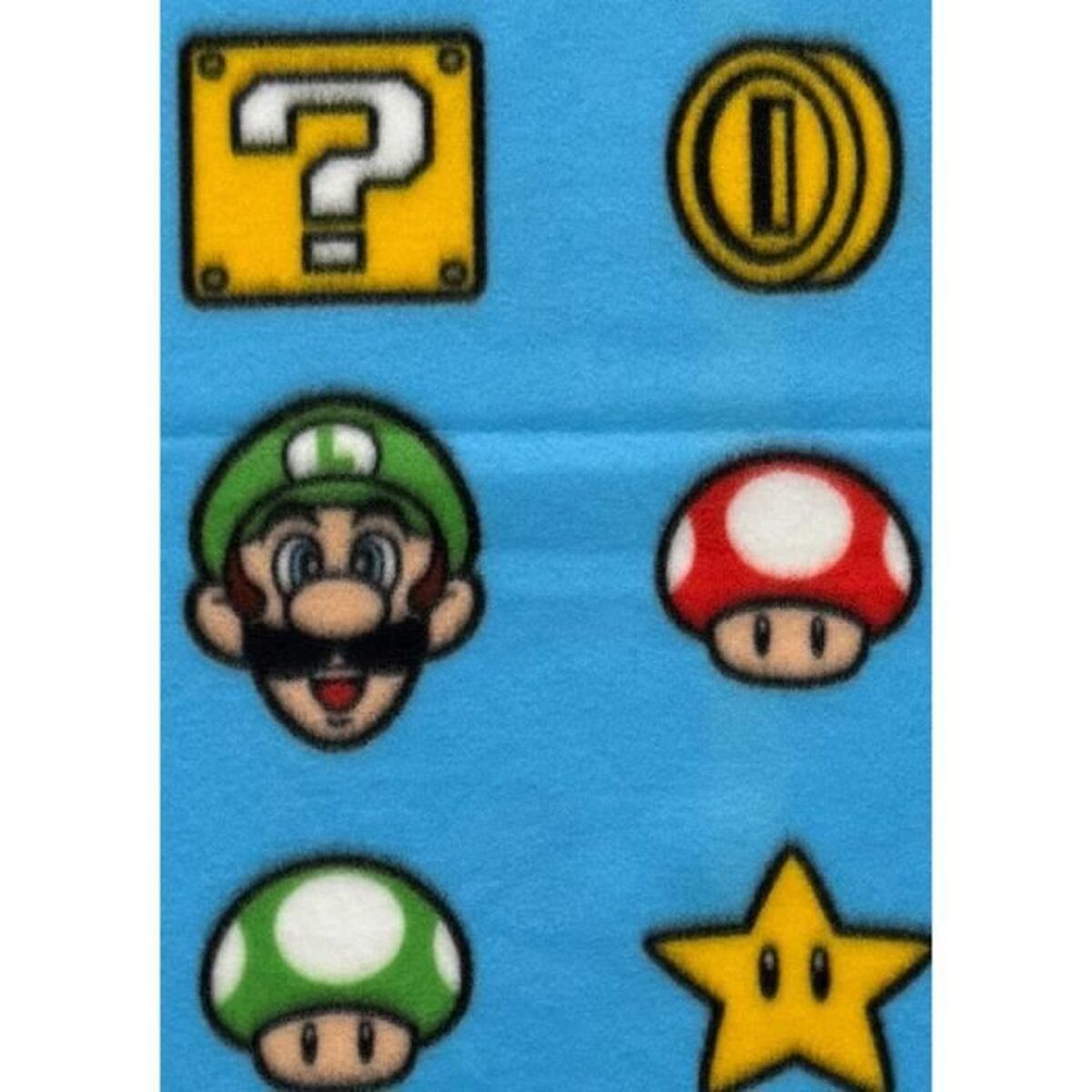 Mario Bros Blanket Mario Bros Multicolour Scottish Pictures