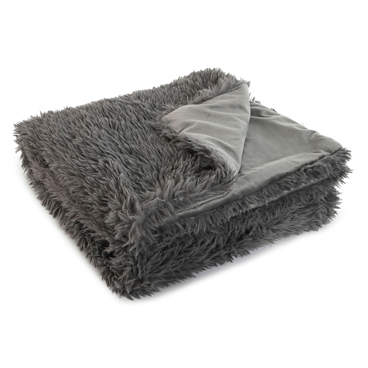 Home Esprit Blanket Home Esprit Grey 130 X 170 Cm