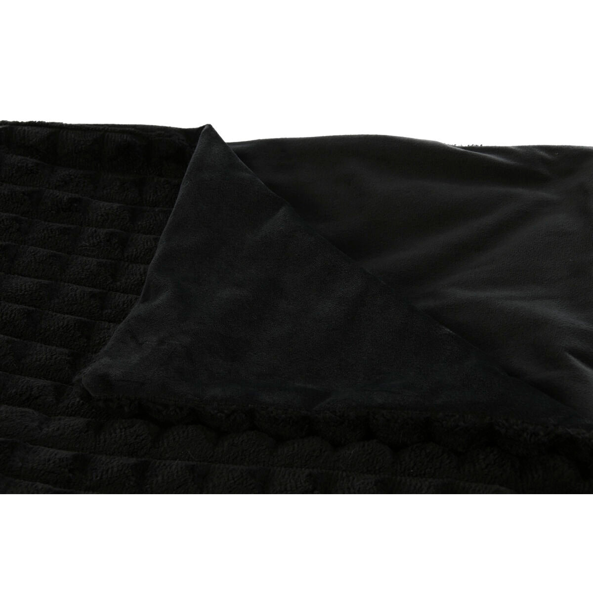 Home Esprit Blanket Home Esprit Black 130 X 170 Cm