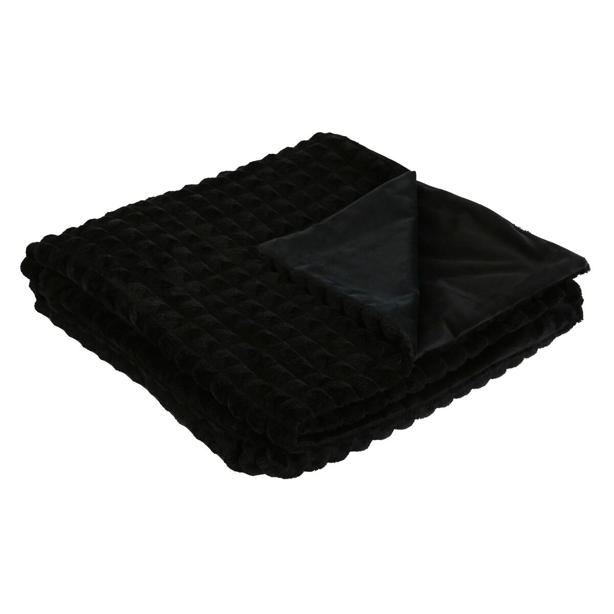 Home Esprit Blanket Home Esprit Black 130 X 170 Cm