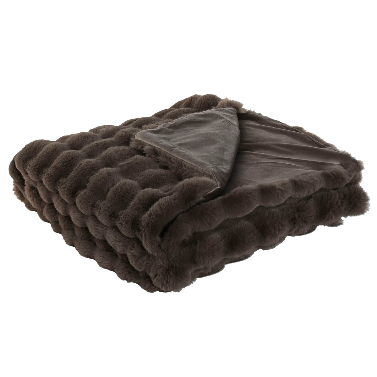 Home Esprit Blanket Home Esprit Brown 220 X 240 X 1 Cm