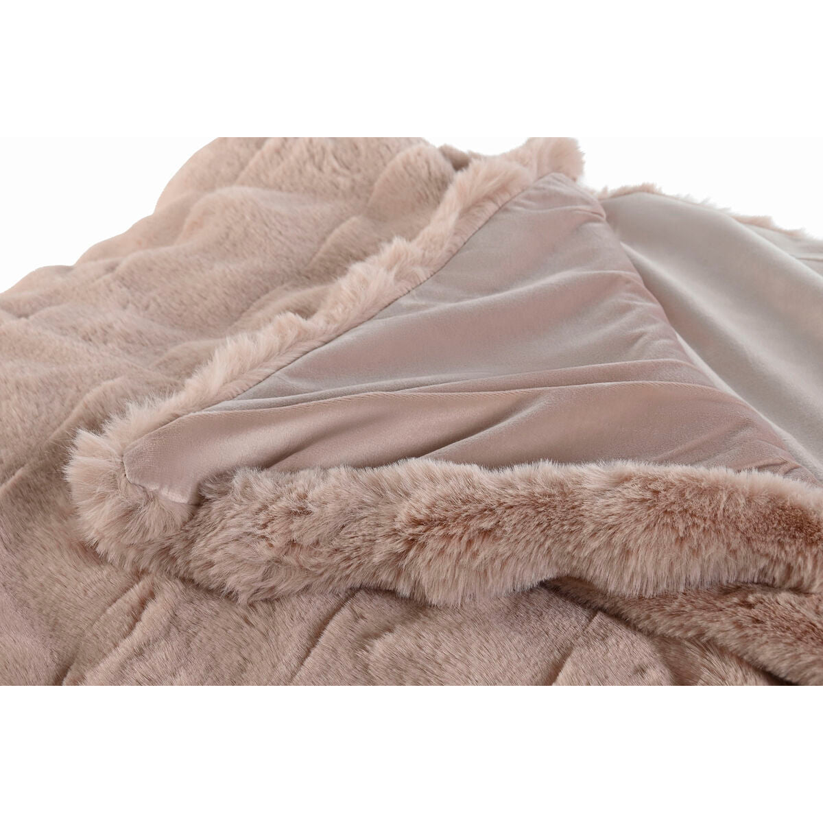 Home Esprit Blanket Home Esprit Light Pink 220 X 240 X 1 Cm