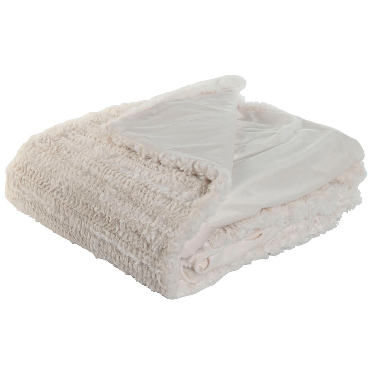 Home Esprit Blanket Home Esprit Beige 220 X 240 X 1 Cm