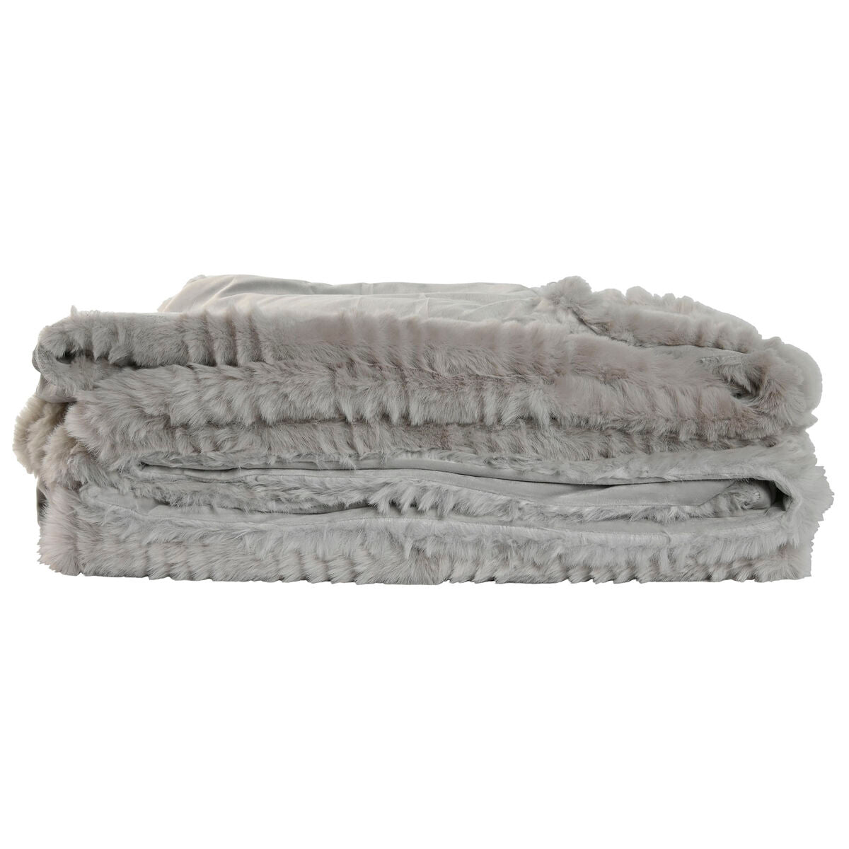 Home Esprit Blanket Home Esprit Light Grey 220 X 240 X 1 Cm