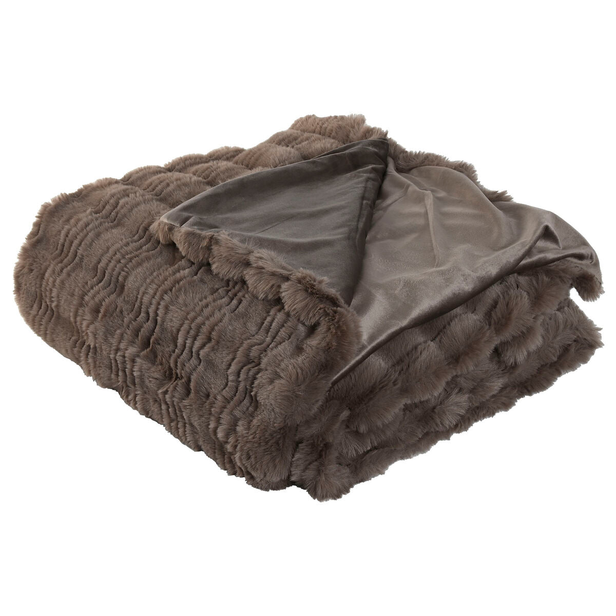Home Esprit Blanket Home Esprit Brown 220 X 240 X 1 Cm