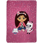 Gabby's Dollhouse Blanket Gabby's Dollhouse Multicolour Animals