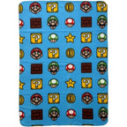 Mario Bros Blanket Mario Bros Multicolour Scottish Pictures