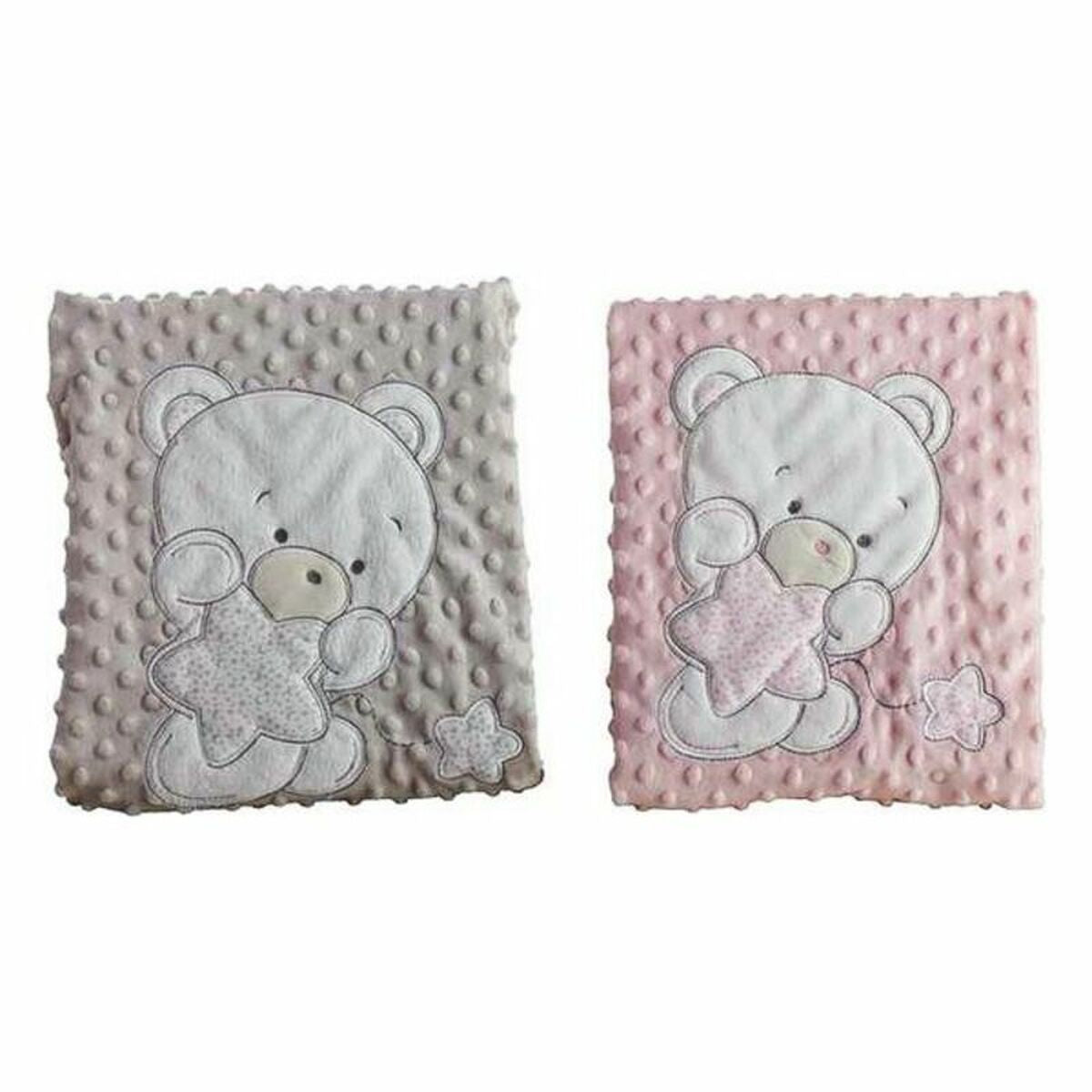 Bigbuy Fun Blanket Double Bear 100 X 75 Cm (100 X 75 Cm)