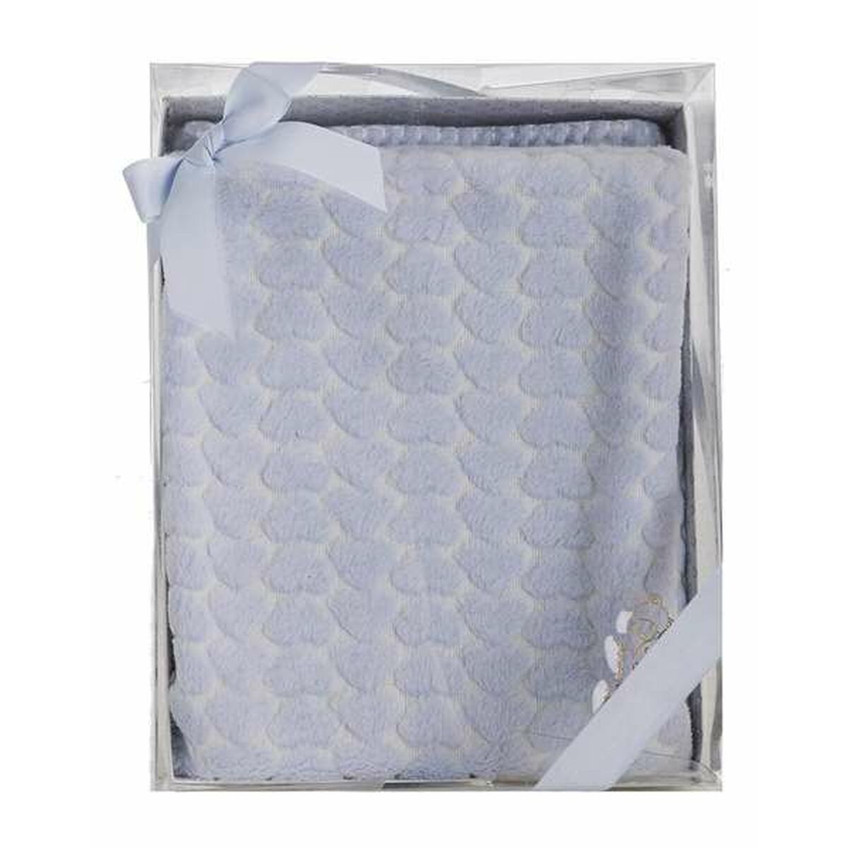 Bigbuy Fun Baby Blanket Fluffy Toy Blue 100 X 75 Cm