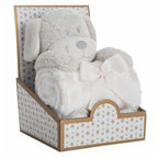 Bigbuy Fun Gift Set For Babies Coralina Fluffy Toy Blanket Dog 100 X 75 Cm
