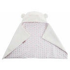Bigbuy Kids Baby Blanket Reversible With Hood 90 X 66 Cm Stars