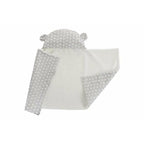 Bigbuy Kids Baby Blanket Reversible With Hood 90 X 66 Cm Stars