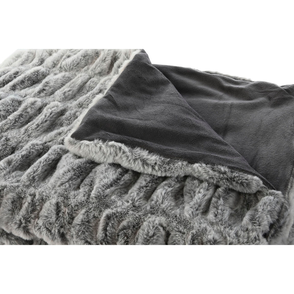 Home Esprit Blanket Home Esprit Grey 130 X 170 X 2 Cm