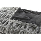 Home Esprit Blanket Home Esprit Grey 130 X 170 X 2 Cm