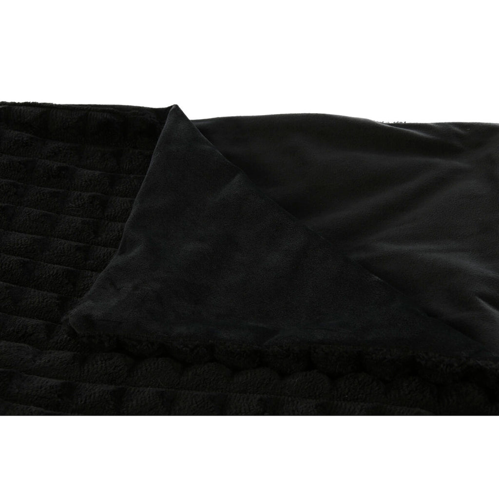 Home Esprit Blanket Home Esprit Black 130 X 170 Cm