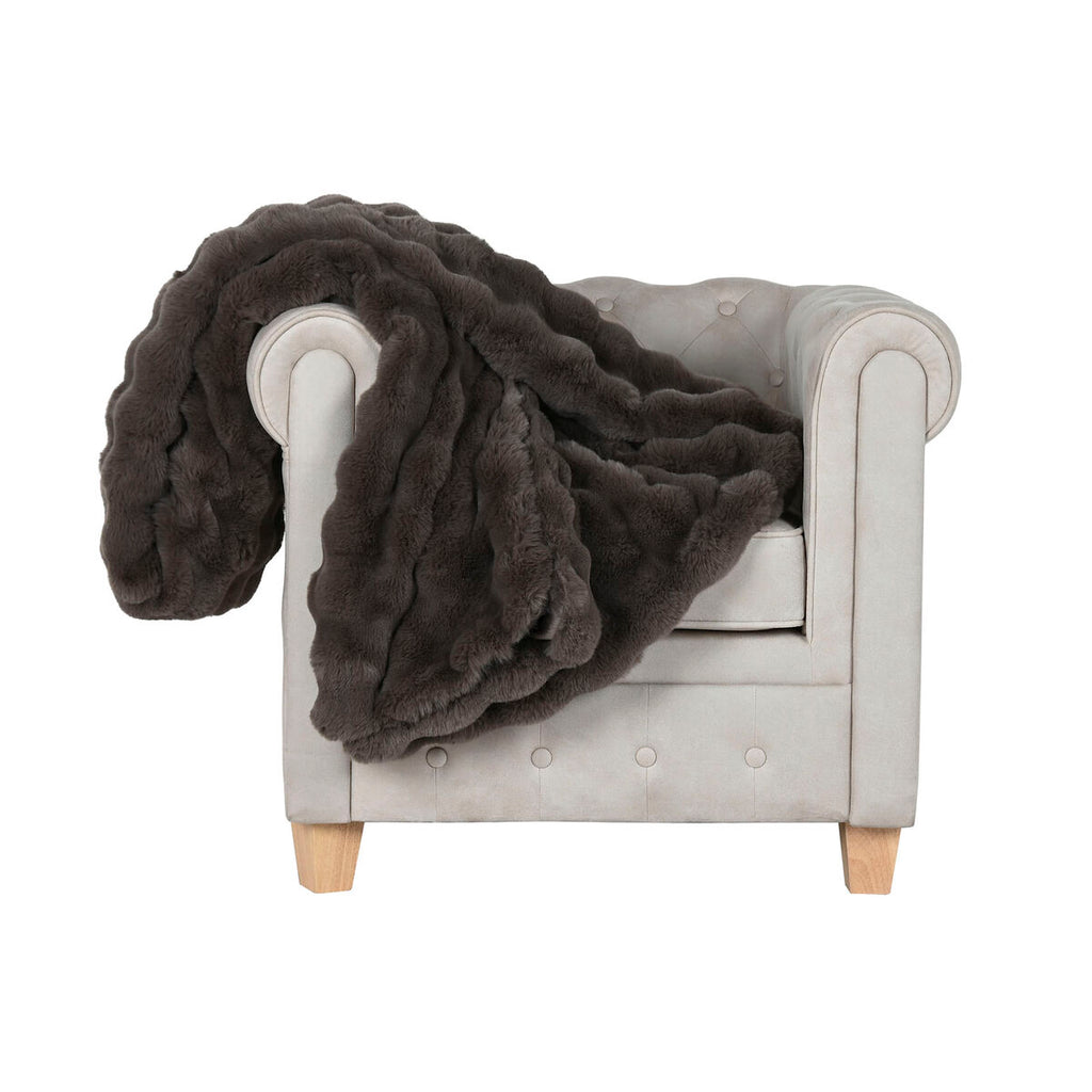 Home Esprit Blanket Home Esprit Brown 220 X 240 X 1 Cm