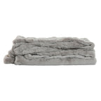Home Esprit Blanket Home Esprit Light Grey 220 X 240 X 1 Cm