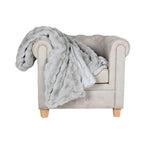 Home Esprit Blanket Home Esprit Light Grey 220 X 240 X 1 Cm