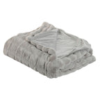 Home Esprit Blanket Home Esprit Light Grey 220 X 240 X 1 Cm