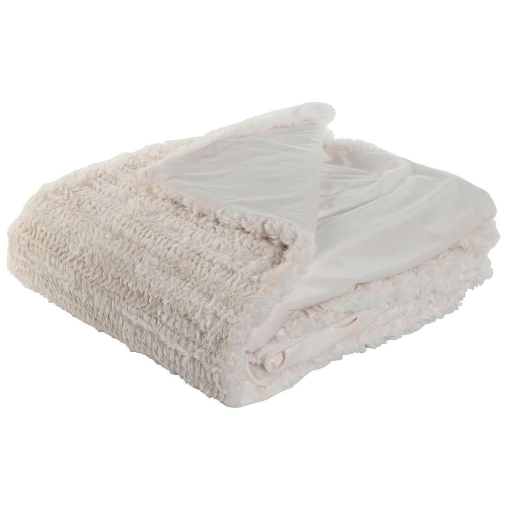 Home Esprit Blanket Home Esprit Beige 220 X 240 X 1 Cm