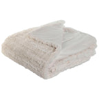 Home Esprit Blanket Home Esprit Beige 220 X 240 X 1 Cm