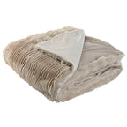 Home Esprit Blanket Home Esprit Beige 220 X 240 X 1 Cm