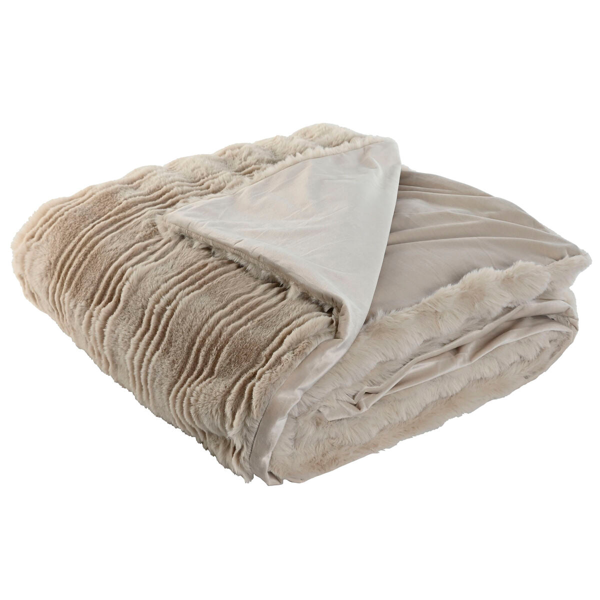 Home Esprit Blanket Home Esprit Beige 220 X 240 X 1 Cm