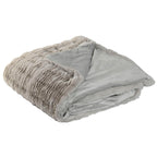 Home Esprit Blanket Home Esprit Light Grey 220 X 240 X 1 Cm