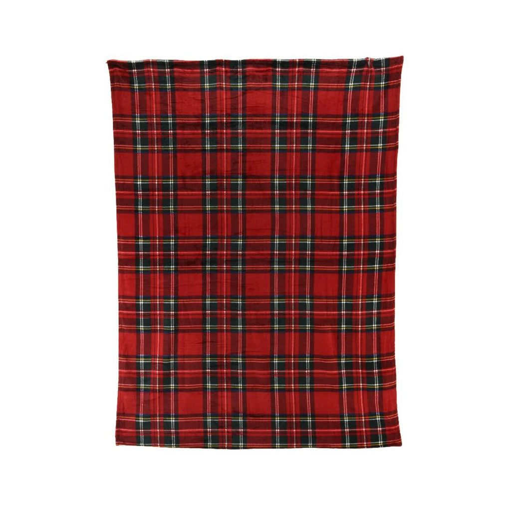 Home Textiles Flanelette Blanket Home Textiles Red Scottish Pictures 150 X 200 Cm