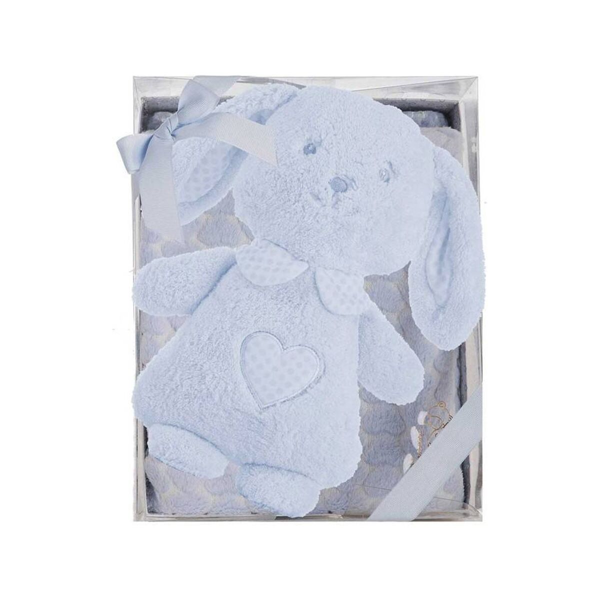 Bigbuy Fun Baby Blanket Fluffy Toy Blue 100 X 75 Cm